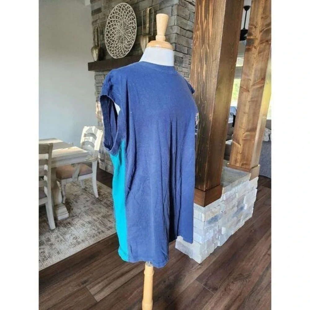 Vintage 90s Miami Dolphins‎ Tank Top Tshirt Dress Size XL